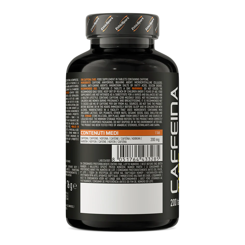 EthicSport Caffeina 200 tabs