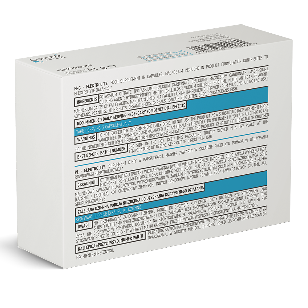 OstroVit Pharma Elektrolytter 60 kapsler