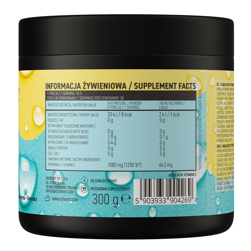 OstroVit Aqua Kick Vitamin C 300 g