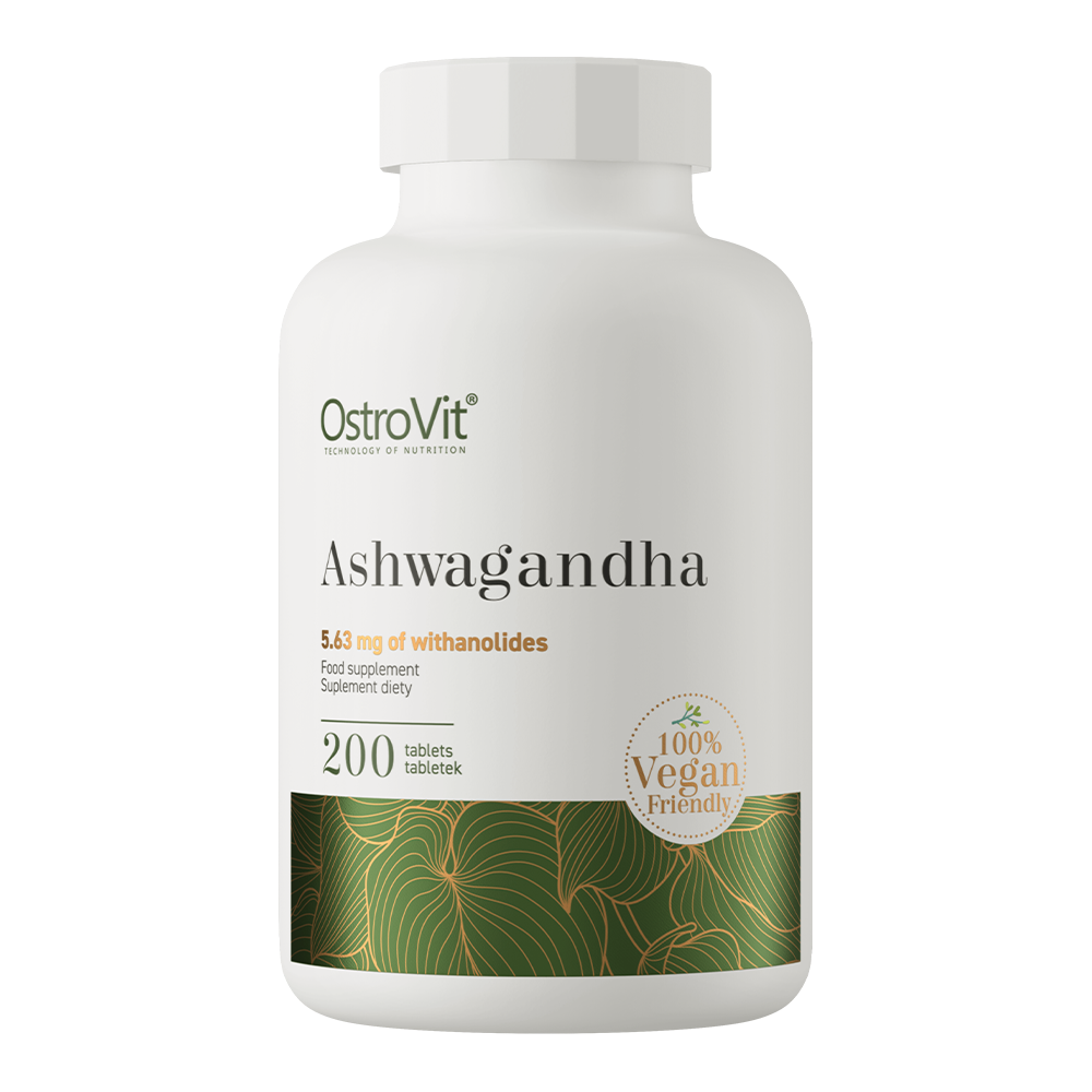 OstroVit Ashwagandha VEGE – 200 tabletter