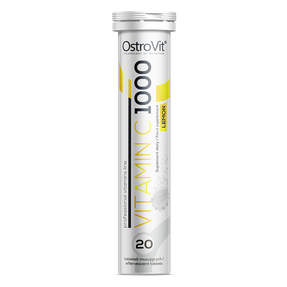 OstroVit Vitamin C 1000 mg 20 brusetabletter Sitron
