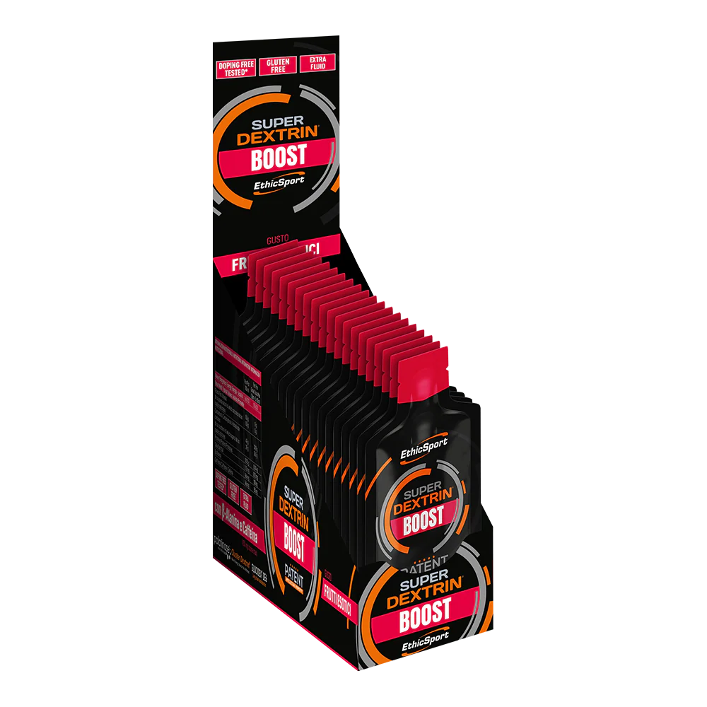 EthicSport Super Dextrin Boost 20 x 30 ml Eksotiske frukter
