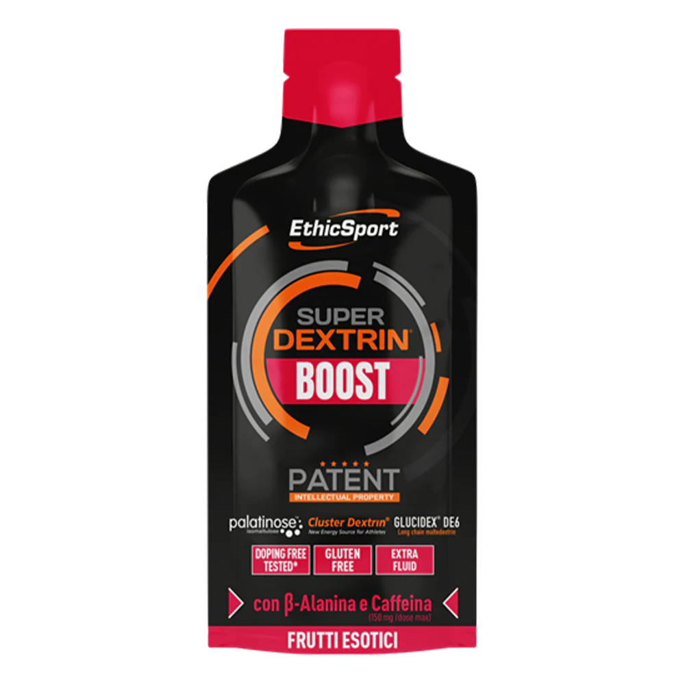 EthicSport Super Dextrin Boost 20 x 30 ml Eksotiske frukter