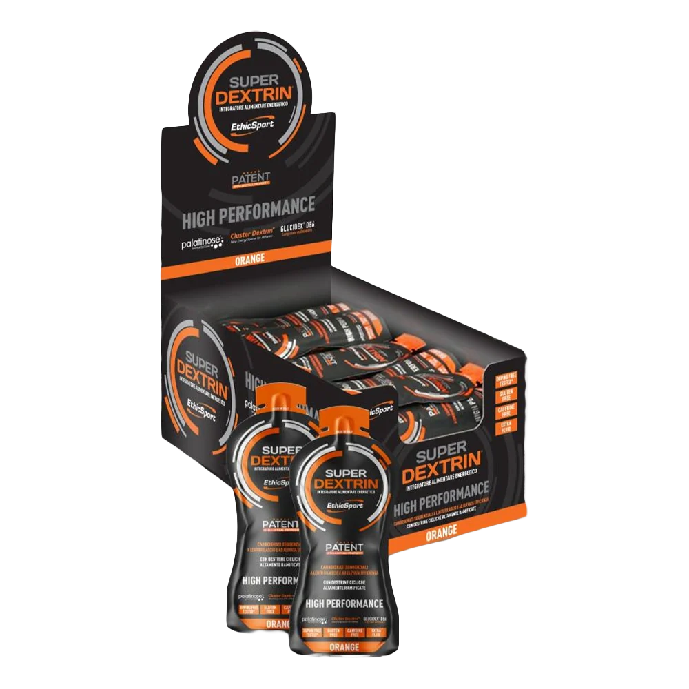 EthicSport Super Dextrin Gel 45 x 58 ml Appelsin