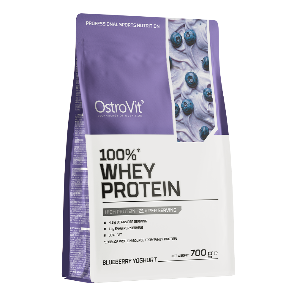 OstroVit 100 % Whey protein 700 g med blåbæryoghurt-smak