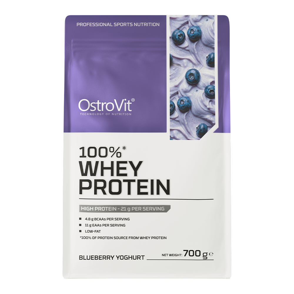OstroVit 100 % Whey protein 700 g med blåbæryoghurt-smak