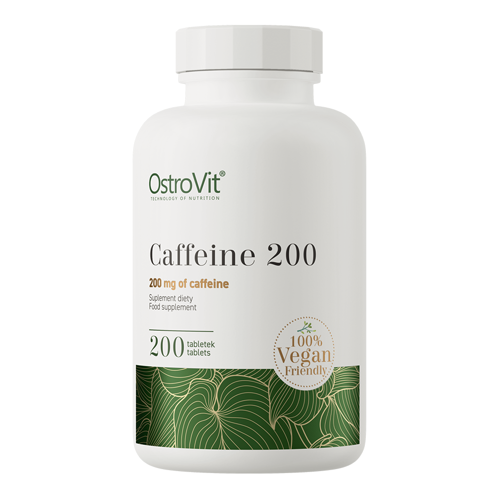 OstroVit Koffein 200 mg VEGE 200 tabletter