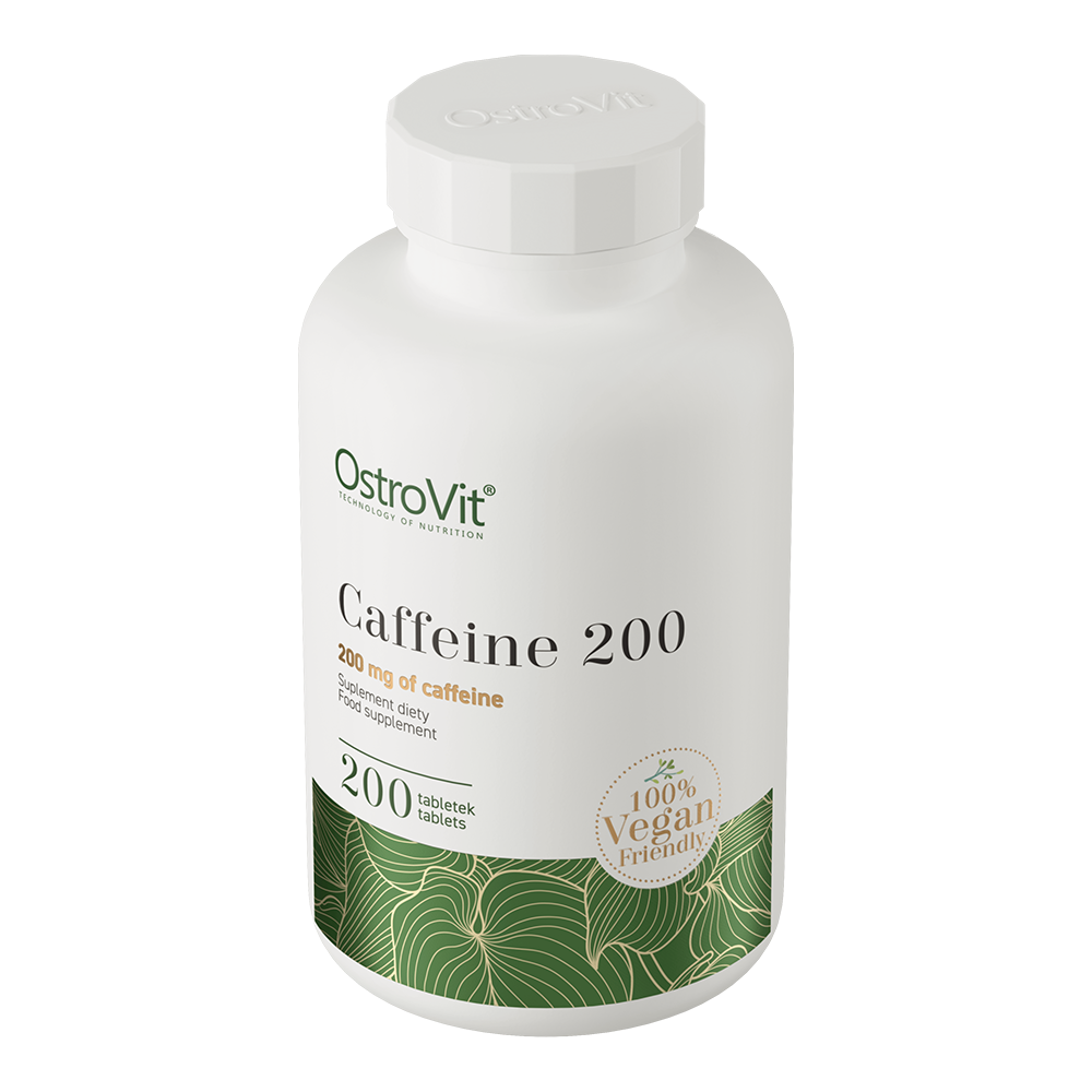 OstroVit Koffein 200 mg VEGE 200 tabletter