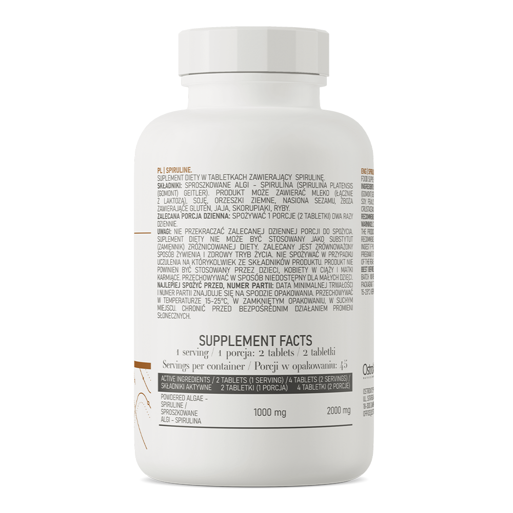 OstroVit Spirulina 90 tabletter