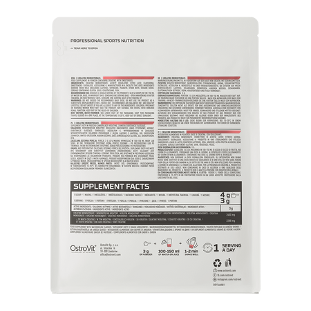 OstroVit Kreatin Monohydrate 300g Vannmelon