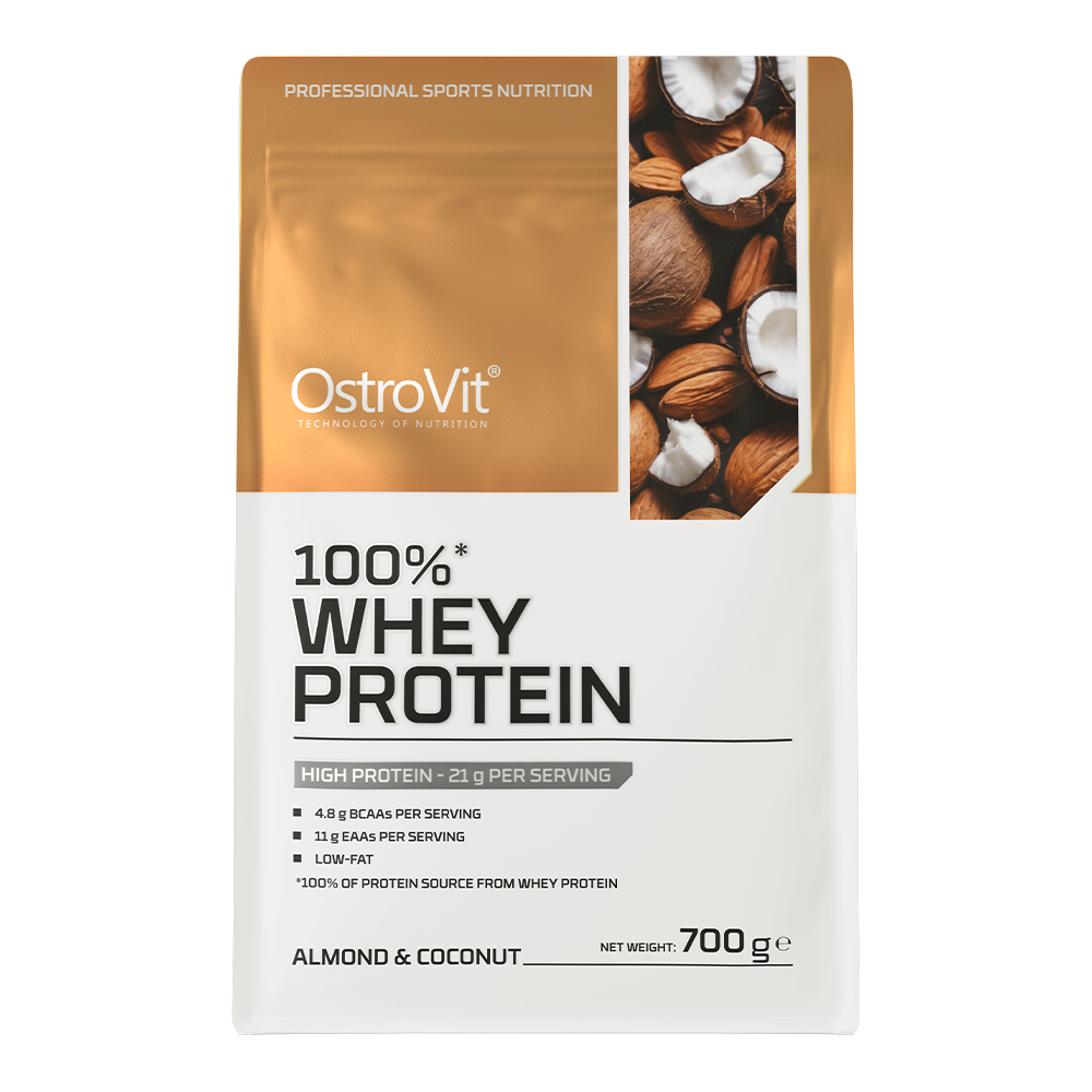 100% Whey Protein 700 g - Mandel og Kokos