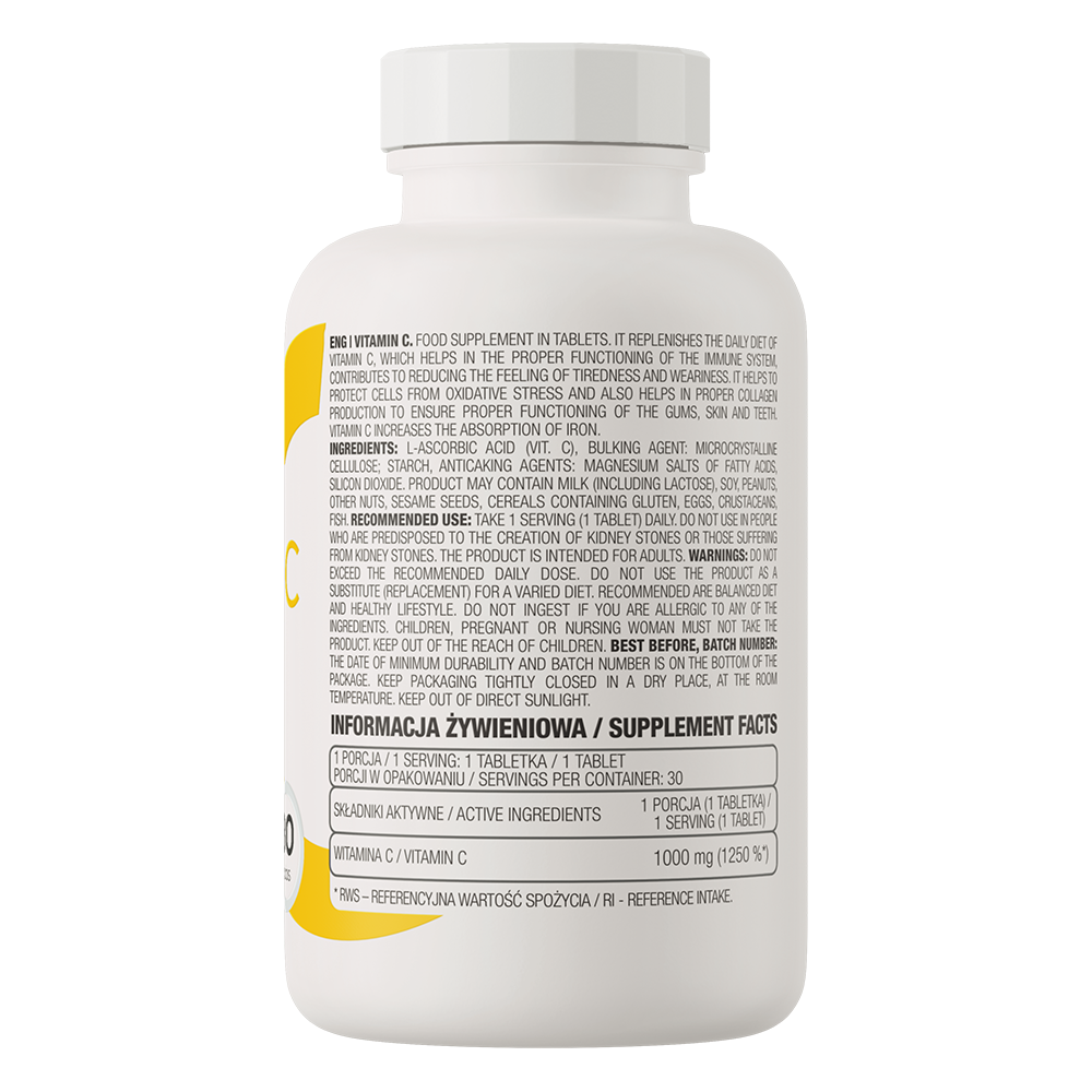 OstroVit Vitamin C 30 tabletter