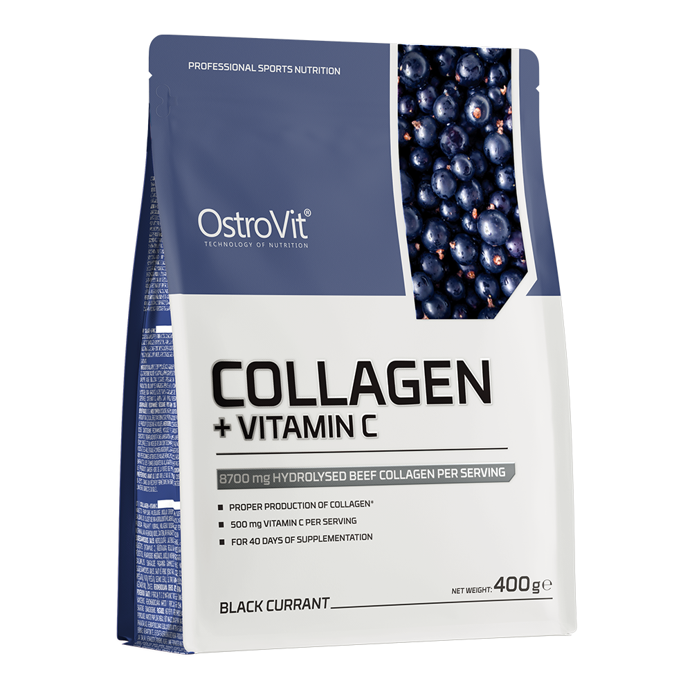 Kollagen + Vitamin C 400 g svart currant