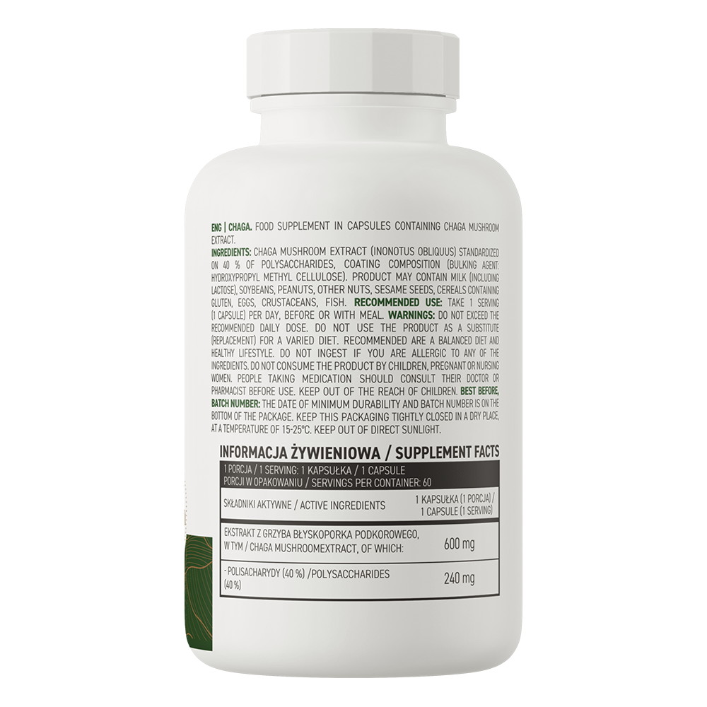 OstroVit Chaga VEGE 60 kapsler