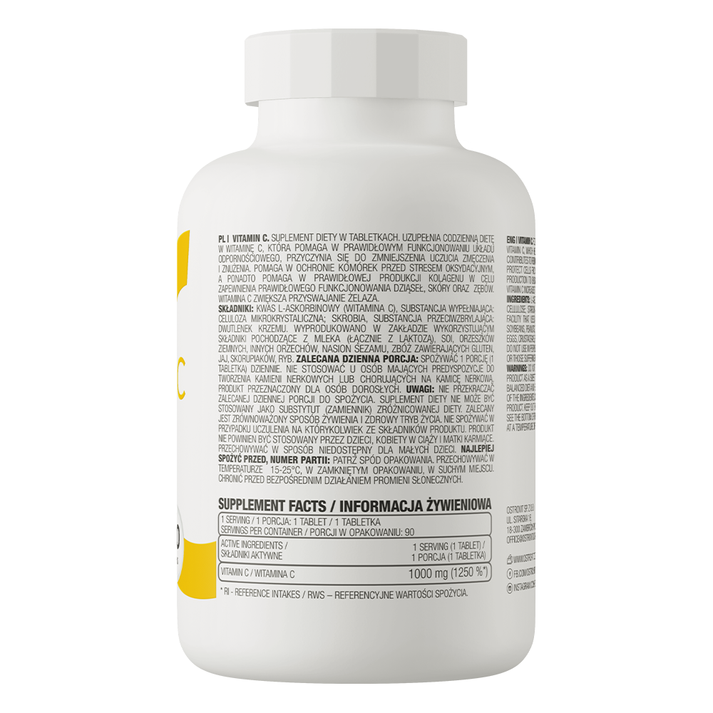 OstroVit Vitamin C 1000 mg 90 tabs