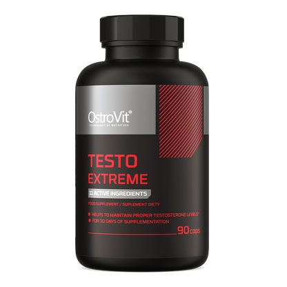 Testo Extreme 90 kapsler Et omfattende kosttilskudd som inneholder hele 11 verdifulle forbindelser.