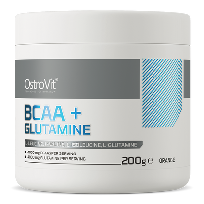 OstroVit BCAA + Glutamin 200g Appelsin