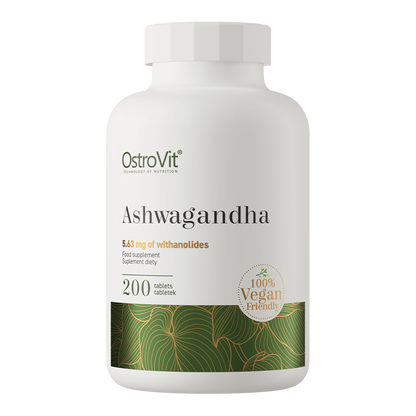 OstroVit Ashwagandha VEGE – 200 tabletter