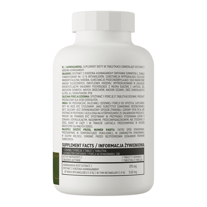 OstroVit Ashwagandha VEGE – 200 tabletter