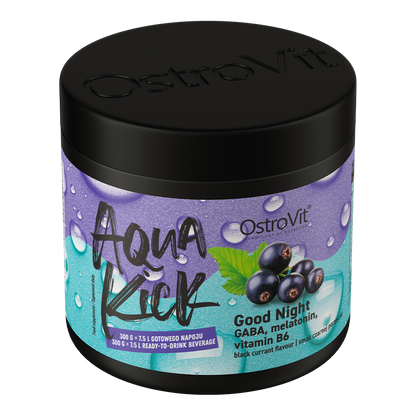 OstroVit Aqua Kick Good Night 300 g Et preparat med gamma-aminosmørsyre, melatonin og vitamin B6