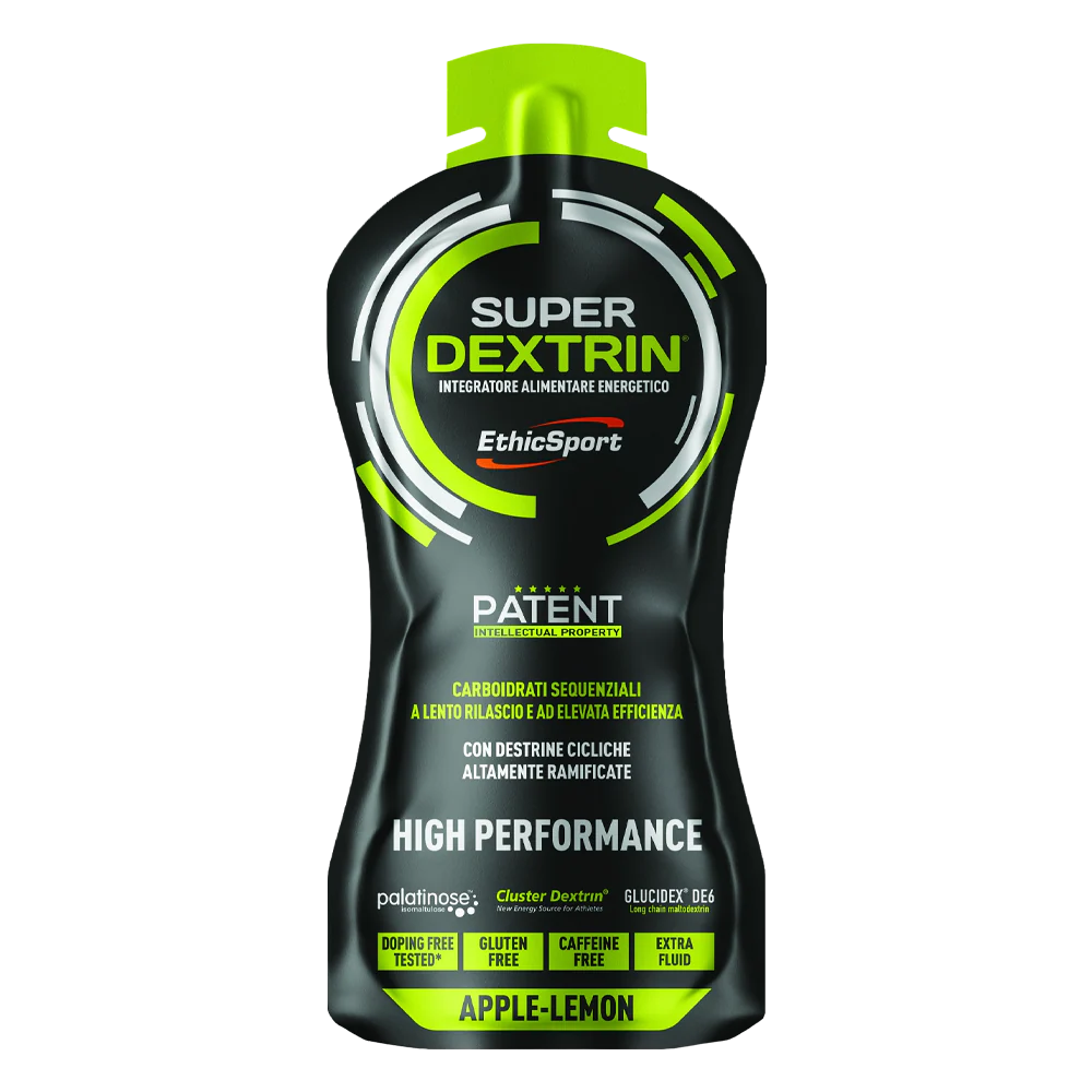 EthicSport Super Dextrin Gel 45 x 58 ml Eple Sitron