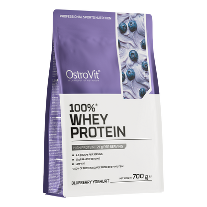 OstroVit 100 % Whey protein 700 g med blåbæryoghurt-smak