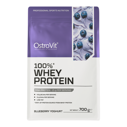 OstroVit 100 % Whey protein 700 g med blåbæryoghurt-smak