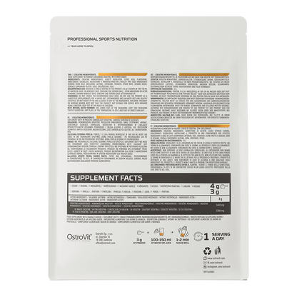 OstroVit Kreatin Monohydrate 300g Appelsin