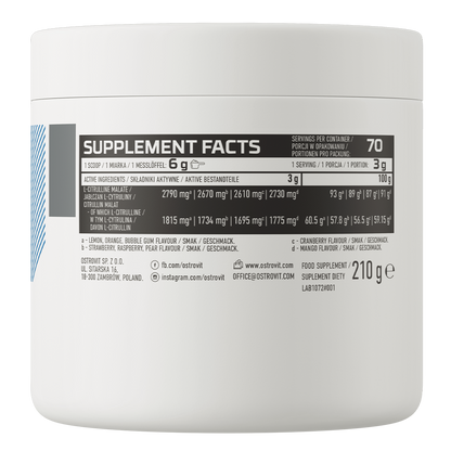 Citrulline 210 g, Appelsinsmak