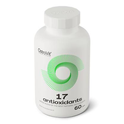 OstroVit 17 Antioxidants 60 kapsler Et komplekst tilskudd med 17 forbindelser med antioksidantpotensial