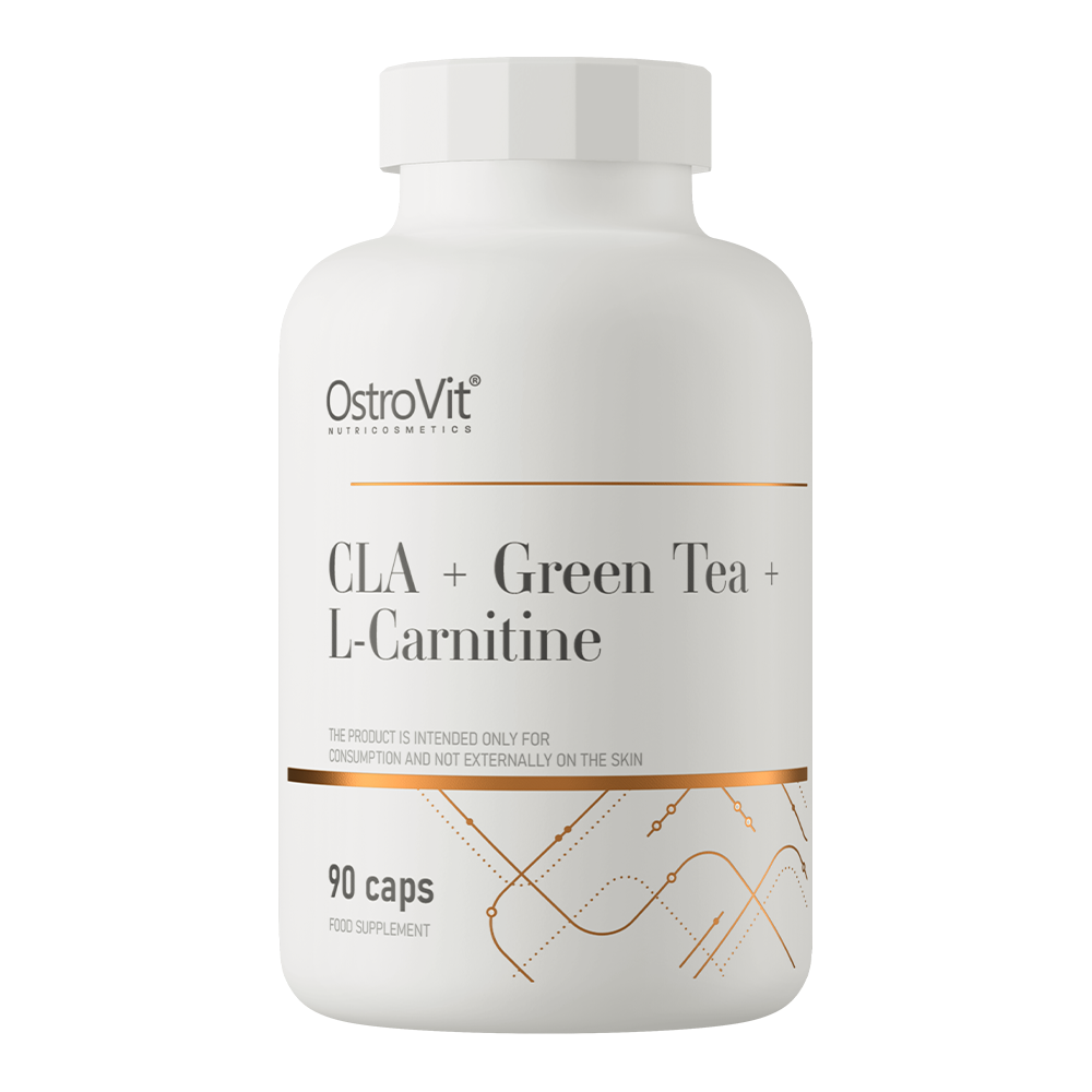 OstroVit CLA + Grønn Te + L-Karnitin 90 kapsler