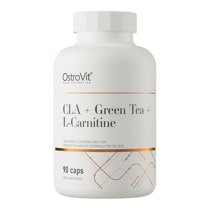 OstroVit CLA + Grønn Te + L-Karnitin 90 kapsler