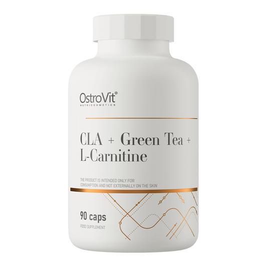 OstroVit CLA + Grønn Te + L-Karnitin 90 kapsler