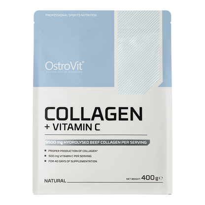 OstroVit Kollagen + Vitamin C 400 g naturlig