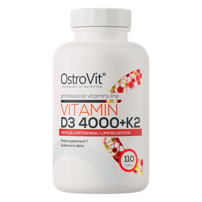 Vitamin D3 4000 IE + K2 110 tabletter
