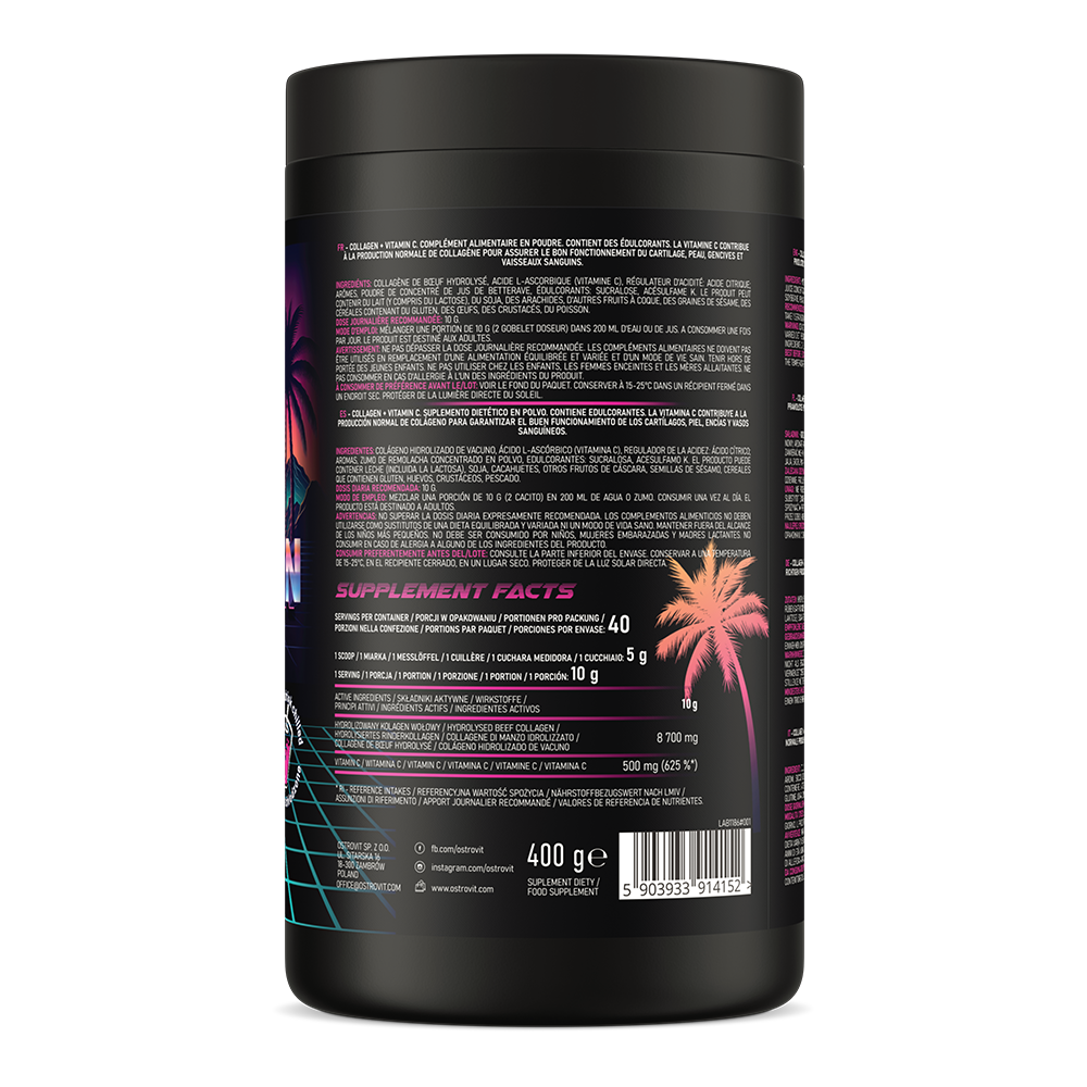 OstroVit Collagen + Vitamin C 400 g Miami Vibes