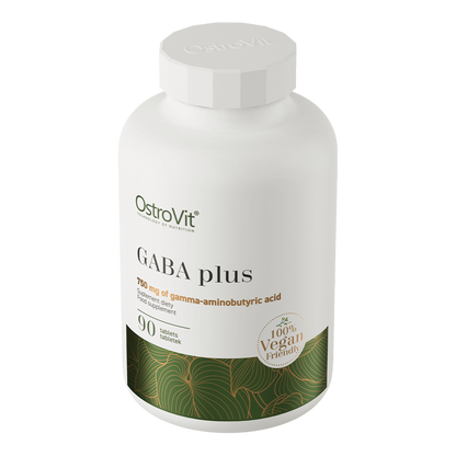 OstroVit GABA plus VEGE 90 tabletter Kosttilskudd med gamma-aminosmørsyre (GABA), beriket med melatonin