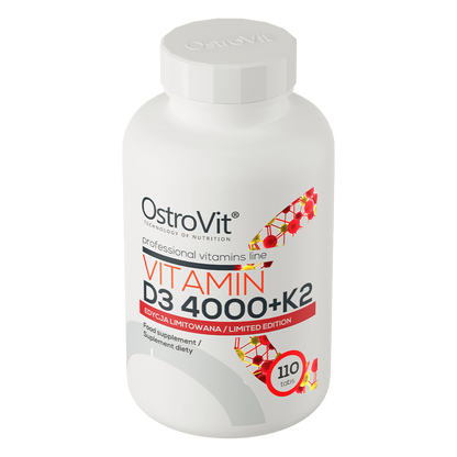 Vitamin D3 4000 IE + K2 110 tabletter