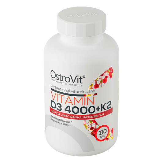 Vitamin D3 4000 IE + K2 110 tabletter