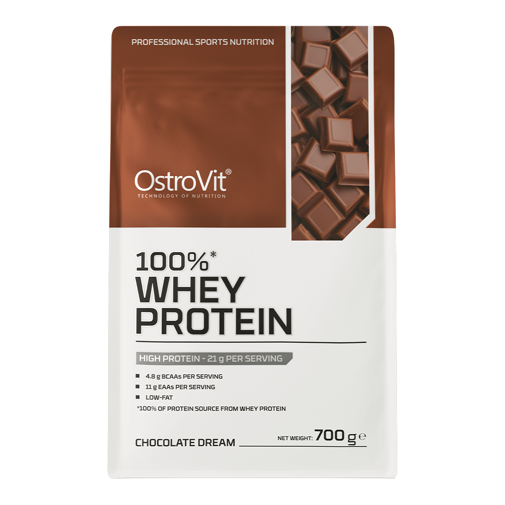 100% Whey Protein 700 g - Sjokoladedrøm