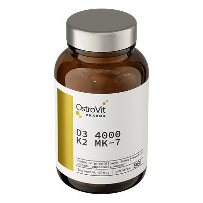 OstroVit Pharma D3 4000 IU + K2 MK-7 – 90 tabletter