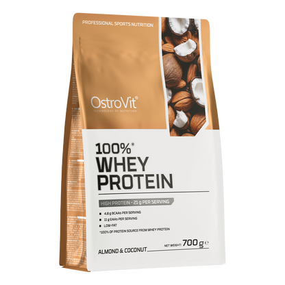 100% Whey Protein 700 g - Mandel og Kokos