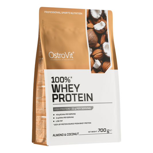 100% Whey Protein 700 g - Mandel og Kokos