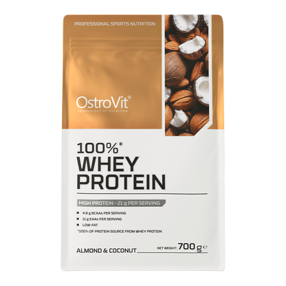 100% Whey Protein 700 g - Mandel og Kokos