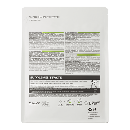 OstroVit Kreatin monohydrate 300 g grønt eple.
