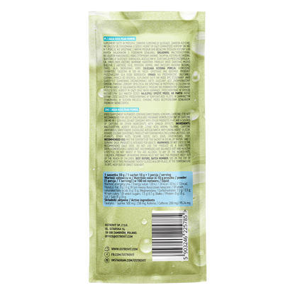 OstroVit Aqua Kick Pear Power 10 g x 24 BOKS Praktiske porsjonsposer med pæresmak, som inneholder koffein og taurin