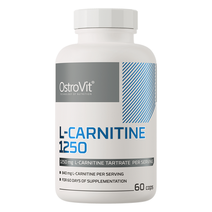 OstroVit L-Karnitin 1250 mg 60 kapsler