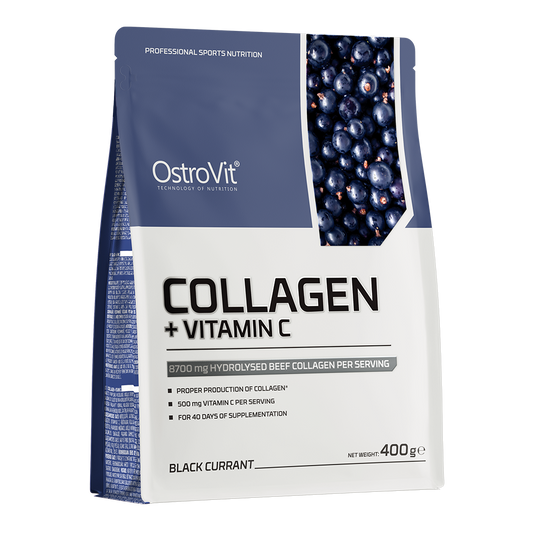 Kollagen + Vitamin C 400 g svart currant