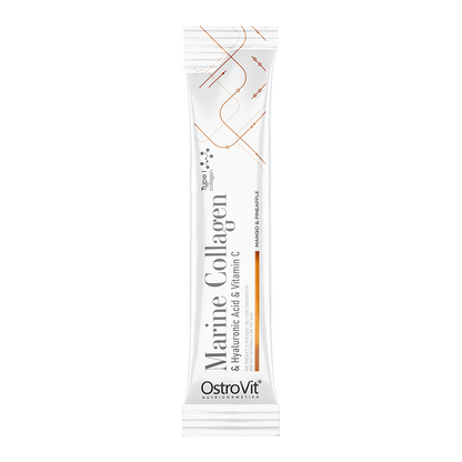 OstroVit Marine kollagen + Hyaluronsyre + Vitamin C 5 g x 30 BOX mango med ananas