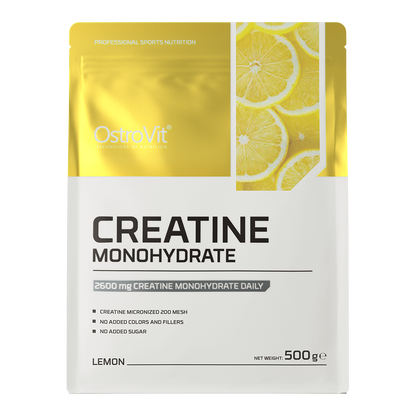 Kreatin monohydrate 500g sitronsmak